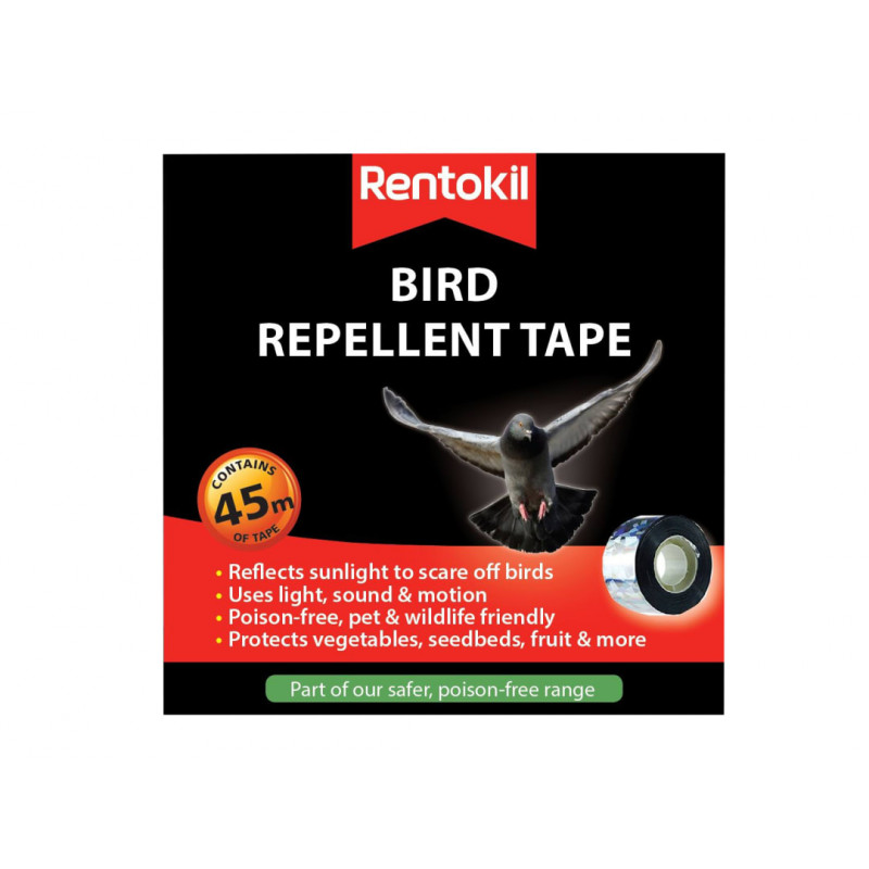 Rentokil FBT22 Bird Repellent Tape 45m Rentokil FBT22 Bird Repellent Tape 45m