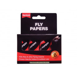 Rentokil FF89A Fly Papers (Pack 8)