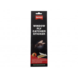 Rentokil FW40 Window Fly Catcher Stickers (Pack 4)