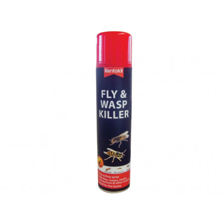Rentokil PSF126 Fly & Wasp Killer Aerosol 300ml