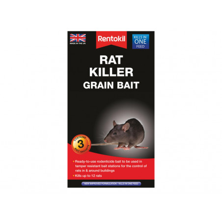 Rentokil PSR32B Rat Killer Grain Bait (Sachets 3)