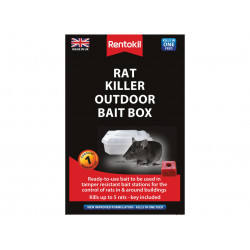Rentokil PSR71B Rat Killer Outdoor Bait Box