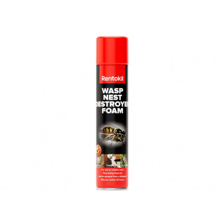 Rentokil PSW97A Wasp Nest Destroy Foam Aerosol 300ml