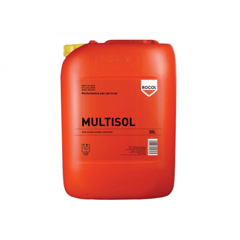 ROCOL 35223 MULTISOL Water Mix Cutting Fluid 20 litre ROCOL 35223 MULTISOL Water Mix Cutting Fluid 20 litre