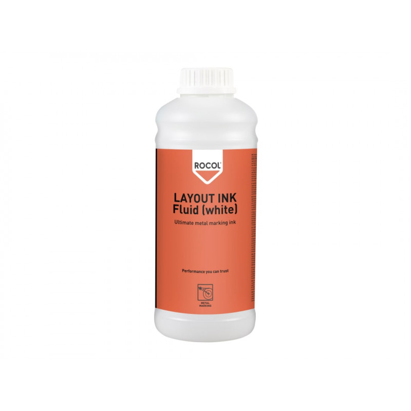 ROCOL 57044 LAYOUT INK Fluid White 1 litre ROCOL 57044 LAYOUT INK Fluid White 1 litre