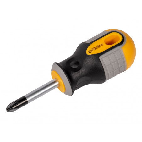 Roughneck 22-153 Stubby Screwdriver Pozidriv Tip PZ2 x 38mm