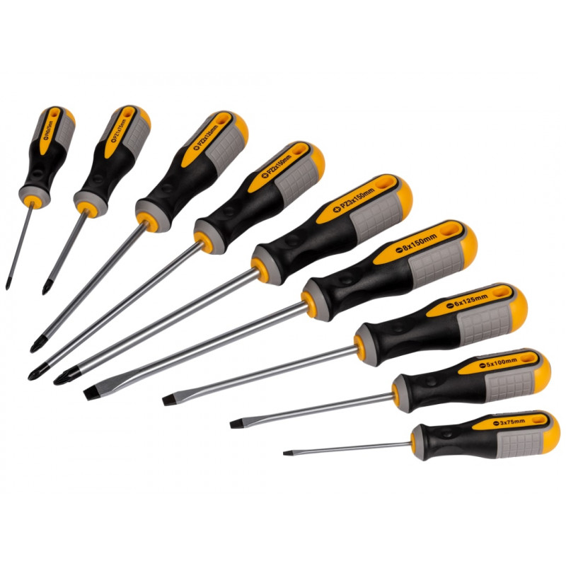 Roughneck 22-197 Screwdriver Set, 9 Piece Roughneck 22-197 Screwdriver Set, 9 Piece