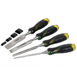 Roughneck 30-154 Professional Bevel Edge Chisel Set, 4 Piece