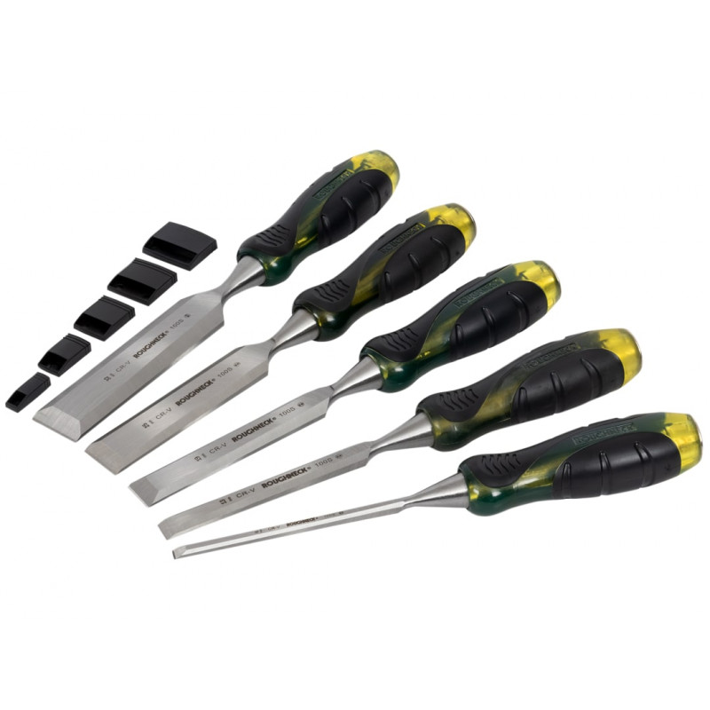 Roughneck 30-175 Professional Bevel Edge Chisel Set, 5 Piece Roughneck 30-175 Professional Bevel Edge Chisel Set, 5 Piece