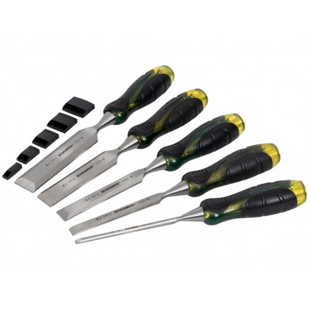 Roughneck 30-175 Professional Bevel Edge Chisel Set, 5 Piece