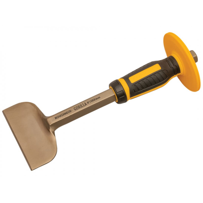 Roughneck 31-927 Gorilla Brick Bolster with Non-Slip Hand Guard 102 x 279mm (4 x 11in) Roughneck 31-927 Gorilla Brick Bolster with Non-Slip Hand Guard 102 x 279mm (4 x 11in)