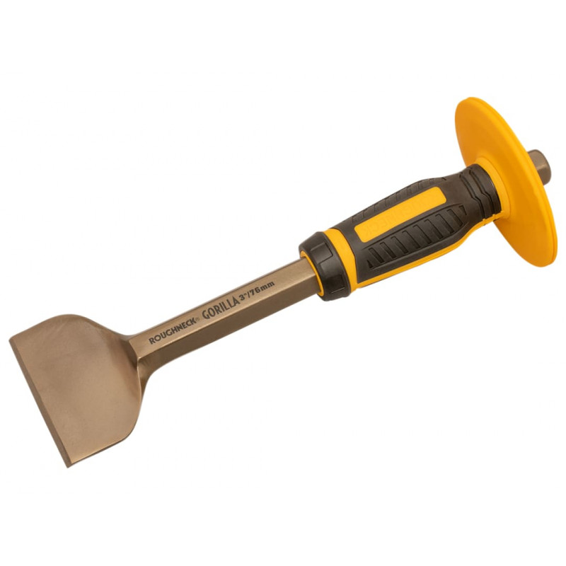 Roughneck 31-926 Gorilla Brick Bolster with Non-Slip Hand Guard 76 x 279mm (3 x 11in) Roughneck 31-926 Gorilla Brick Bolster with Non-Slip Hand Guard 76 x 279mm (3 x 11in)