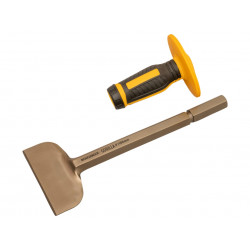 Roughneck 31-927 Gorilla Brick Bolster with Non-Slip Hand Guard 102 x 279mm (4 x 11in)