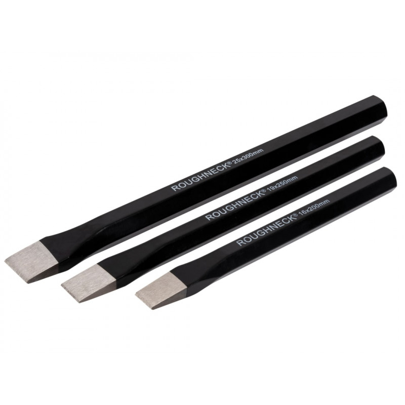 Roughneck 31-973 Cold Chisel 3 Piece Set 200mm 250mm & 300mm Roughneck 31-973 Cold Chisel 3 Piece Set 200mm 250mm & 300mm
