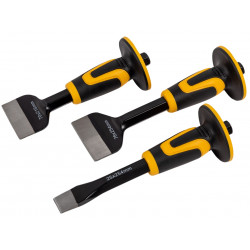 Roughneck 31-970 Chisel & Bolster Set, 3 Piece