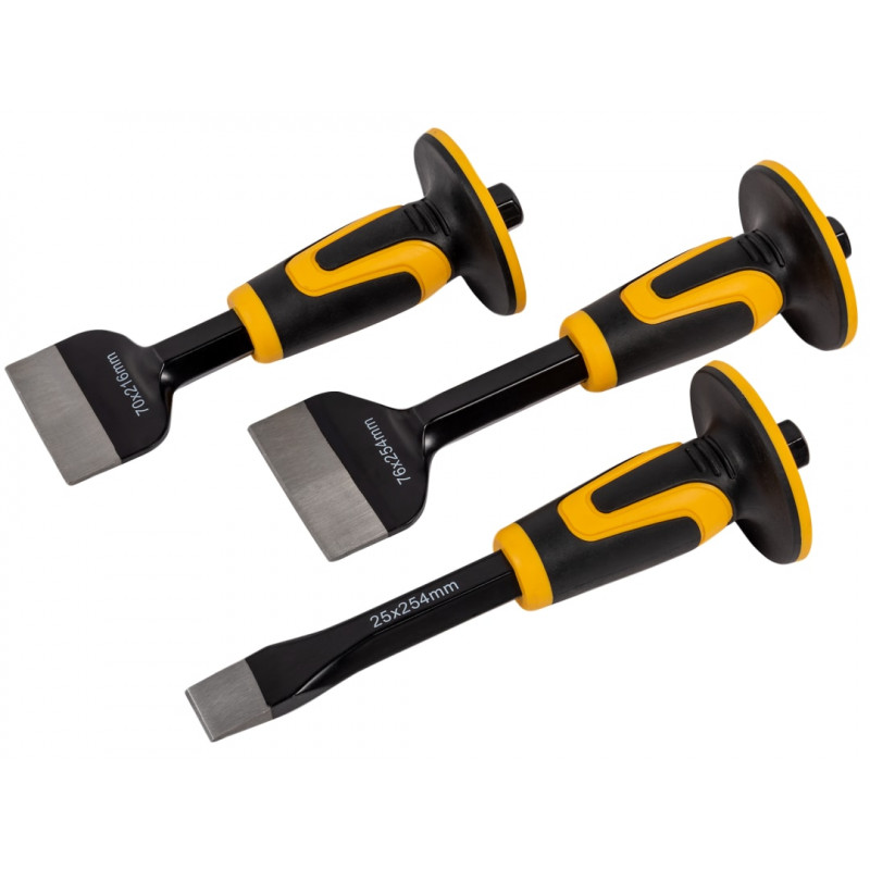 Roughneck 31-970 Chisel & Bolster Set, 3 Piece Roughneck 31-970 Chisel & Bolster Set, 3 Piece