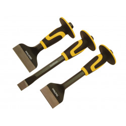 Roughneck 31-993 Chisel & Bolster 3 Piece Set 76 x 254mm 70 x 216mm & 254 x 25mm