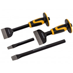 Roughneck 31-994 Bolster & Cold Chisel Set 4 Piece