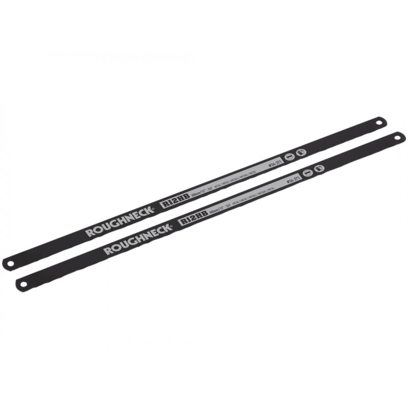 Roughneck 34-371 R12HB Hacksaw Blades 300mm (12in) x 24 TPI Pack 2 Roughneck 34-371 R12HB Hacksaw Blades 300mm (12in) x 24 TPI Pack 2