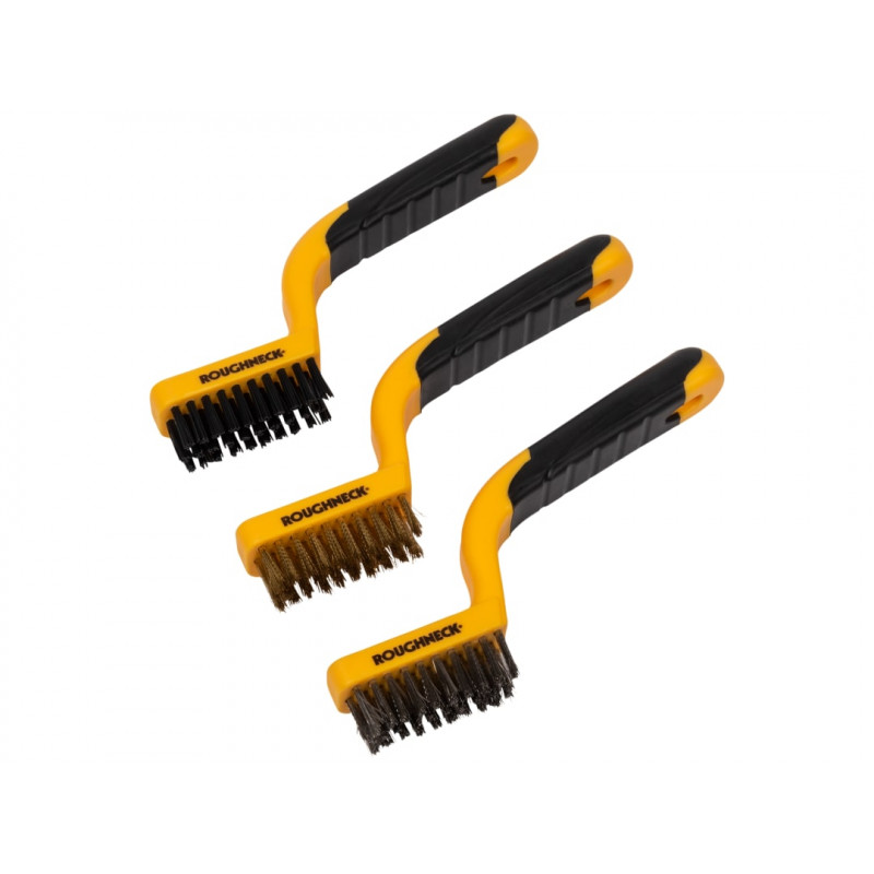 Roughneck 52-010 Narrow Brush Set 3 Piece Roughneck 52-010 Narrow Brush Set 3 Piece