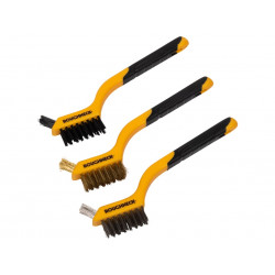 Roughneck 52-005 Mini Wire Brush Set 3 Piece