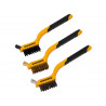 Roughneck 52-005 Mini Wire Brush Set 3 Piece