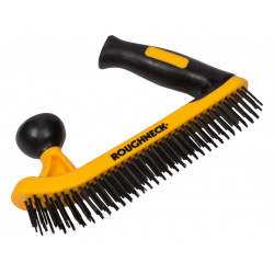 Roughneck 52-052 Two-Handed Wire Brush Soft-Grip