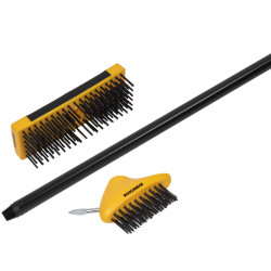 Roughneck 52-090 Patio & Decking Brush Set 3 Piece