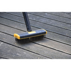 Roughneck 52-060 Heavy-Duty Scrub Brush Soft Grip 200mm (8in) NO Handle