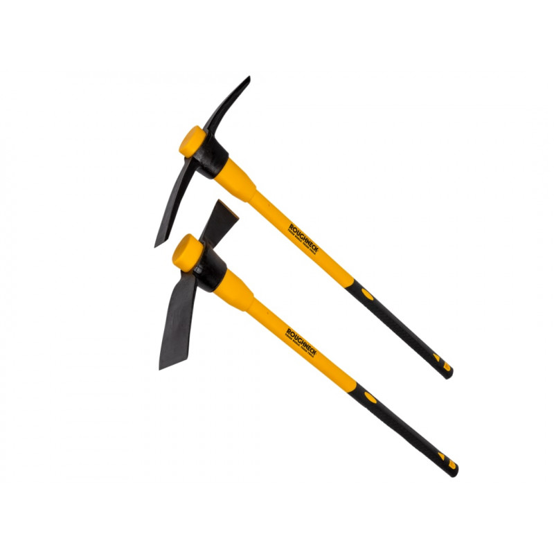 Roughneck 64-104 Pick Axe and Cutter Mattock Set, 2 Piece Roughneck 64-104 Pick Axe and Cutter Mattock Set, 2 Piece