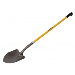 Roughneck 68-044 Sharp Edge Round Shovel, Long Handle