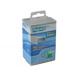 Rapid 40303090 140/10 10mm Galvanised Staples (Poly Pack 5000)