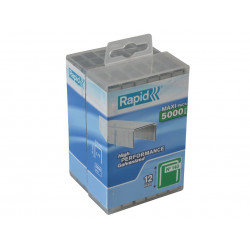 Rapid 40303091 140/12 12mm Galvanised Staples (Poly Pack 5000)