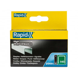 Rapid 11905731 140/6 6mm Galvanised Staples (Box 2000)