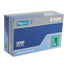 Rapid 11905711 140/6 6mm Galvanised Staples (Box 5000)
