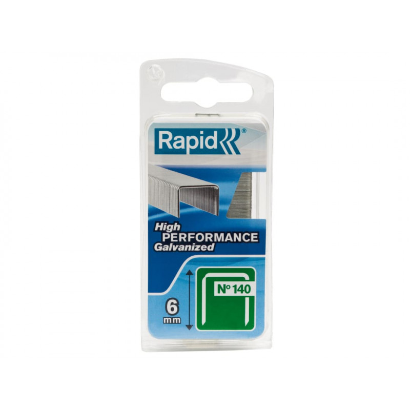 Rapid 40109513 140/6NB 6mm Galvanised Staples (Narrow Box 970) Rapid 40109513 140/6NB 6mm Galvanised Staples (Narrow Box 970)