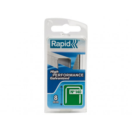 Rapid 40109514 140/8NB 8mm Galvanised Staples (Narrow Box 970)