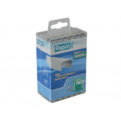 Rapid 40303089 140/8 8mm Galvanised Staples (Poly Pack 5000)