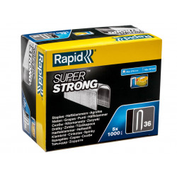 Rapid 11886910 36/14 14mm DP x 5m Galvanised Staples (Box 1000 x 5)