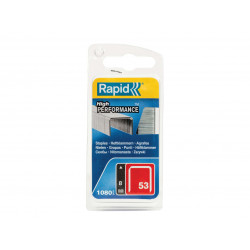 Rapid 40109503 53/8B 8mm Galvanised Staples (Pack 1080)