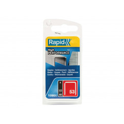 Rapid 40109504 53/10B 10mm Galvanised Staples (Pack 1080)
