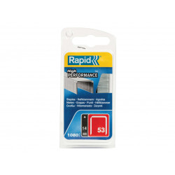 Rapid 40109506 53/14B 14mm Galvanised Staples (Pack 1080)