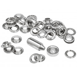Rapid 5000413 Eyelets 12 x 23mm (25) + Metal 2 Piece Anvil