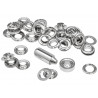 Rapid 5000412 Grommets 10 x 21mm (25) + Metal 2 Piece Anvil