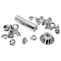 Rapid 5000410 Eyelets 6mm Pack of 25 + Assembly Tools