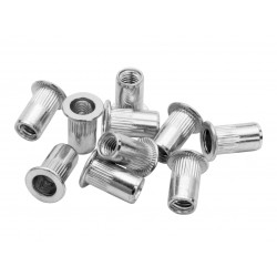 Rapid 5000670 Steel Rivet Nuts M3 (Pack 20 + Free Drill Bit)