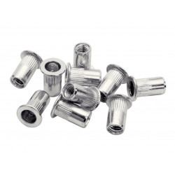 Rapid 5000671 Steel Rivet Nuts M4 (Pack 20 + Free Drill Bit)