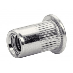 Rapid 5000673 Steel Rivet Nuts M6 (Pack 20 + Free Drill Bit)