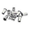 Rapid 5000672 Steel Rivet Nuts M5 (Pack 20 + Free Drill Bit)