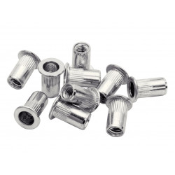 Rapid 5000673 Steel Rivet Nuts M6 (Pack 20 + Free Drill Bit)